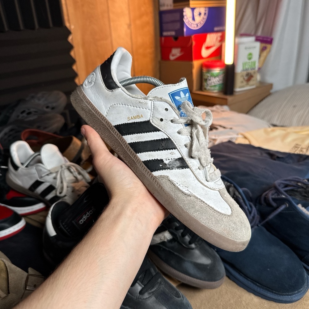 Adidas Samba Men's Shoes - Black and White